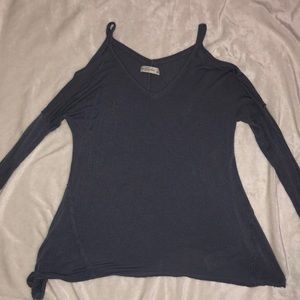 Ribbed Cold Shoulder Top | Abercrombie & Fitch